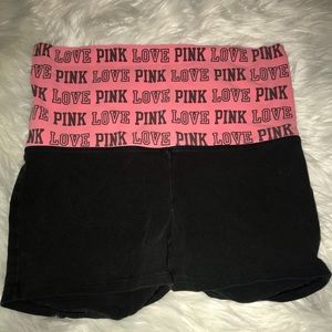PINK yoga shorts